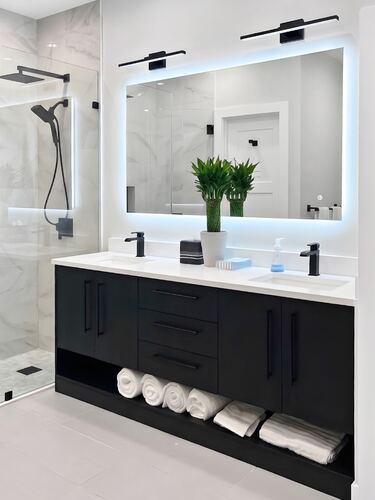 Custom bathroom project by Canary Kitchen & Bath
