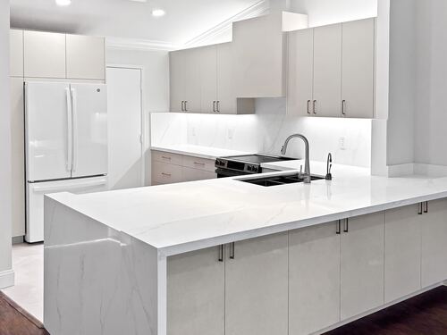 Custom kitchen cabinetry detail