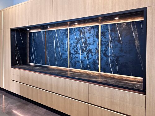Custom built-in cabinetry and shelving