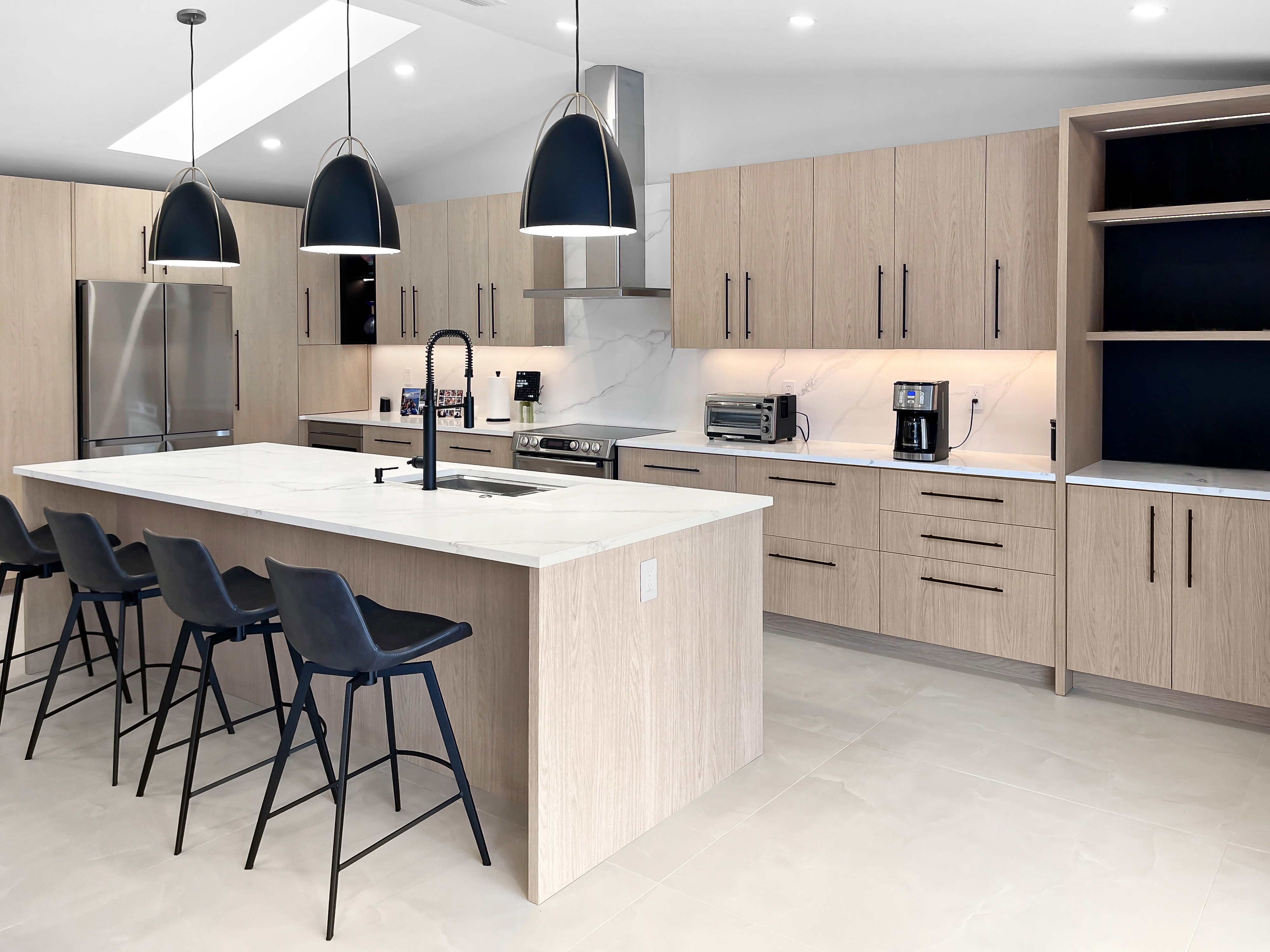 Custom kitchen remodel by Canary Kitchen & Bath