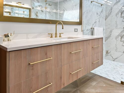 Custom bathroom build in South Florida