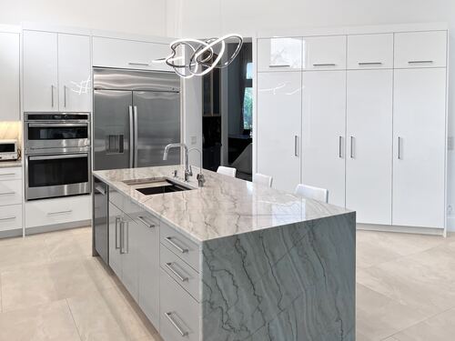 Custom kitchen cabinetry detail