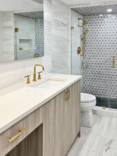 Custom bathroom project in South Florida