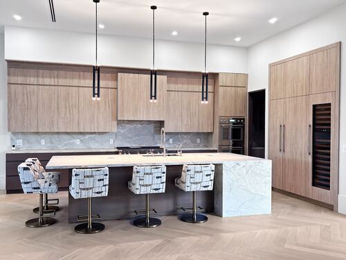 Custom kitchen cabinetry and countertops